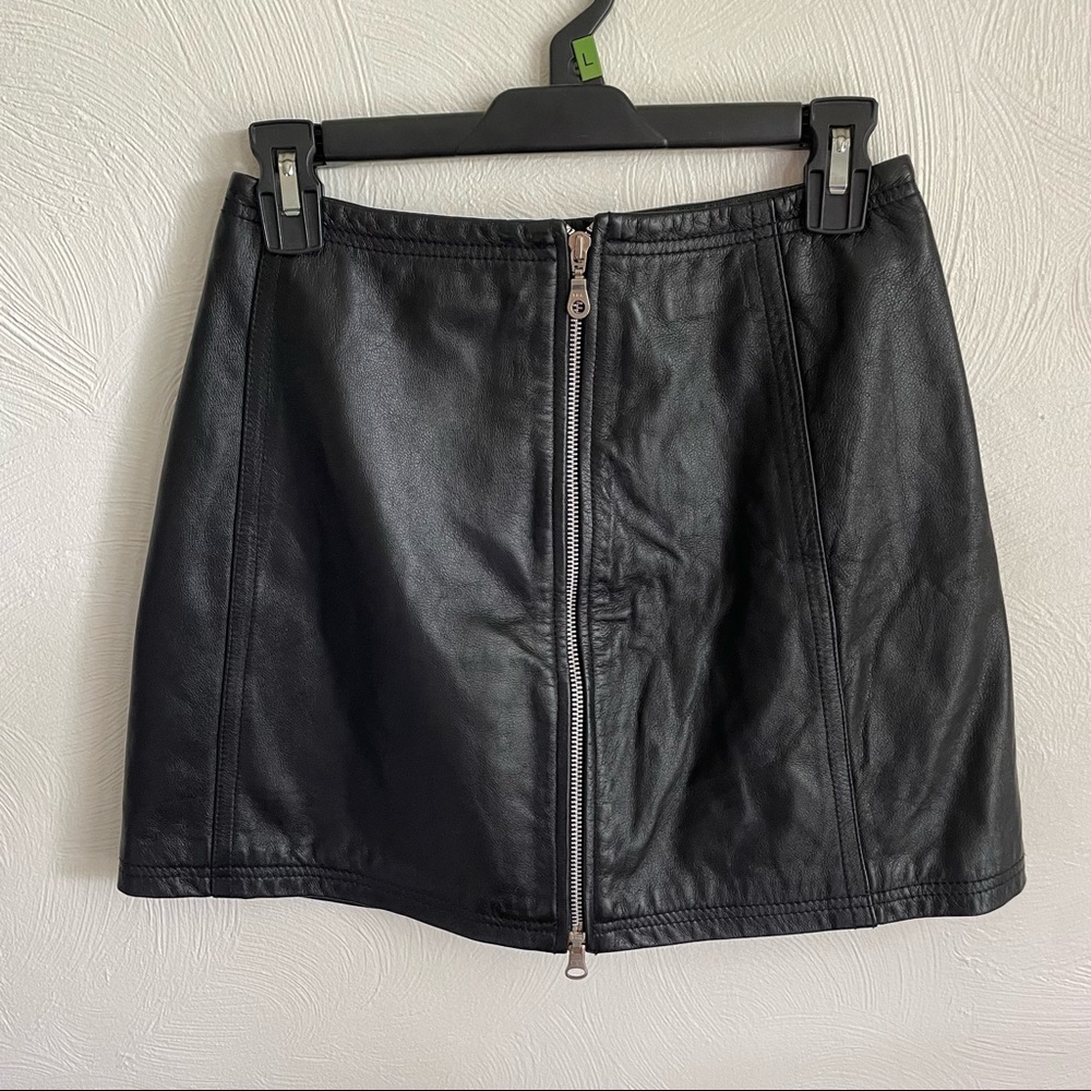 Vintage Wilsons Maxima Leather Mini Skirt
